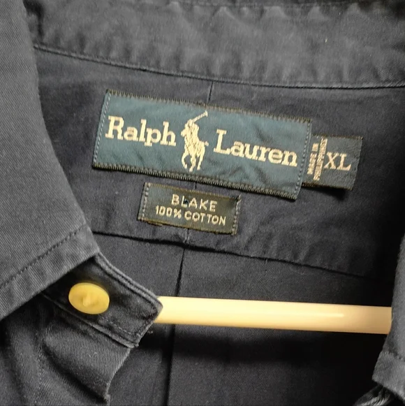 Ralph Lauren Navy Blue Men's Size XL Blake Shirt New - Picture 4 of 8